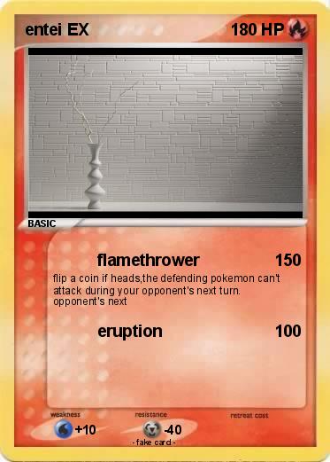 Pokemon entei EX
