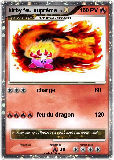 Pokemon kirby feu suprème