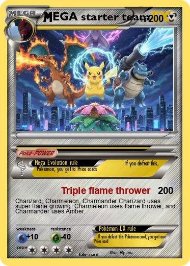 Pokemon EGA starter team