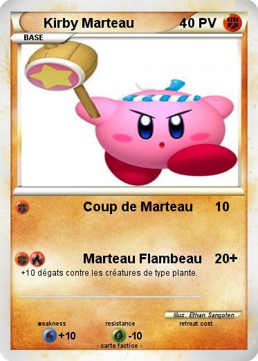 Pokemon Kirby Marteau