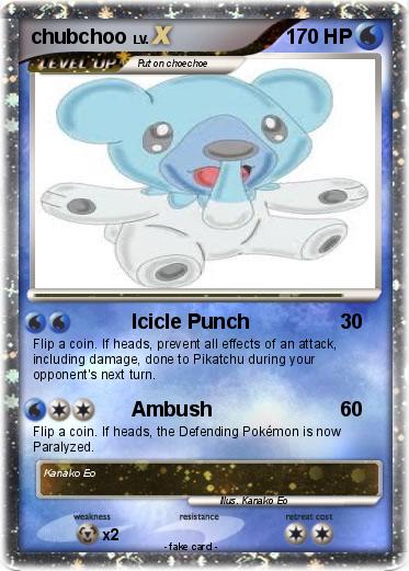 Pokemon chubchoo