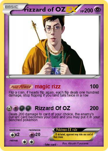 Pokemon rizzard of OZ