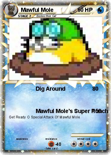 Pokemon Mawful Mole