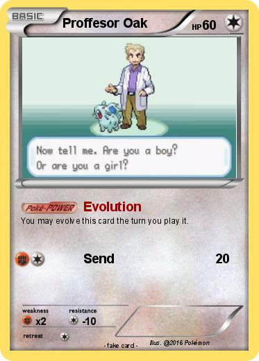 Pokemon Proffesor Oak