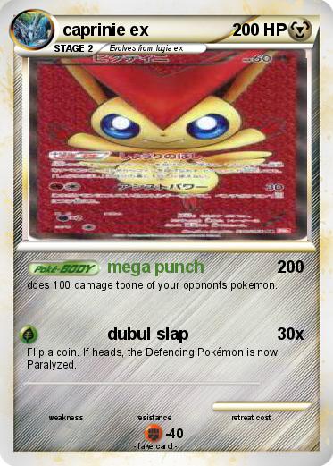 Pokemon caprinie ex