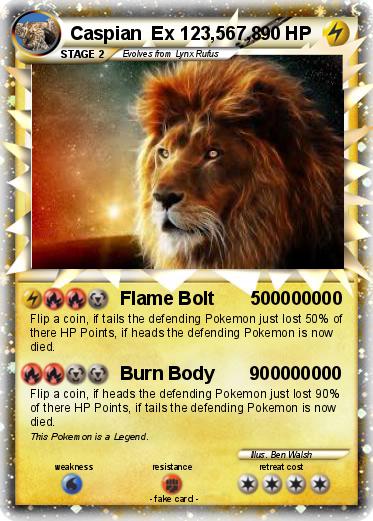 Pokemon Caspian  Ex 123,567,8
