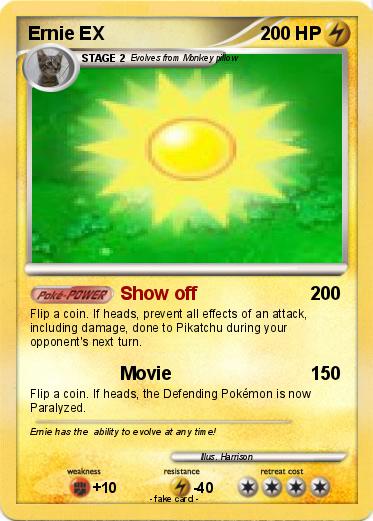 Pokemon Ernie EX