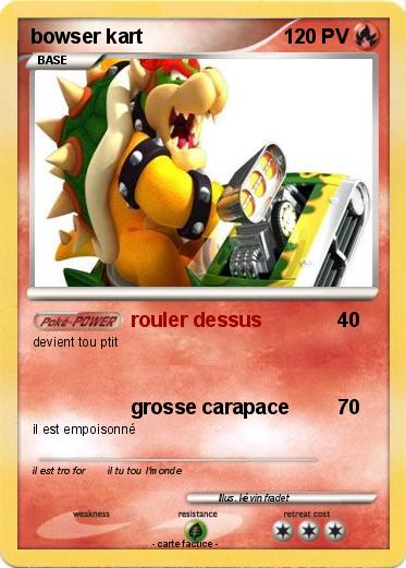 Pokemon bowser kart