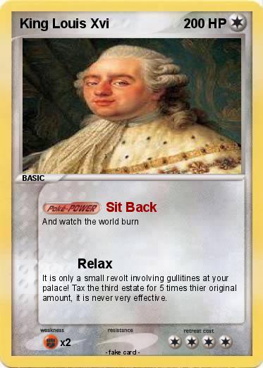 Pokemon King Louis Xvi