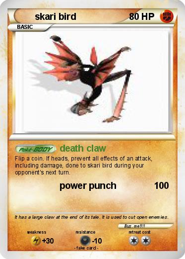 Pokemon skari bird