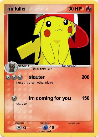 Pokemon mr killer
