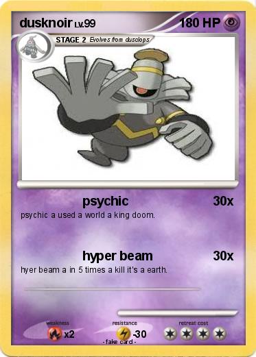 Pokemon dusknoir