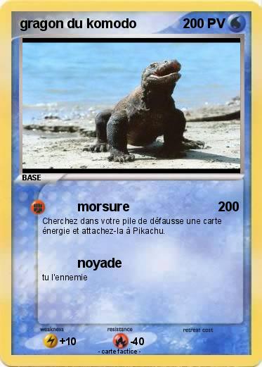 Pokemon gragon du komodo