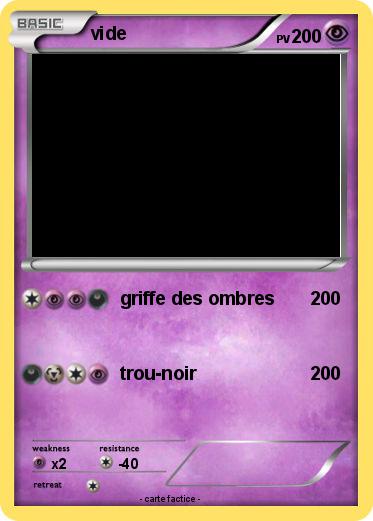 Pokemon vide