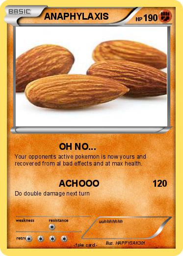 Pokemon ANAPHYLAXIS