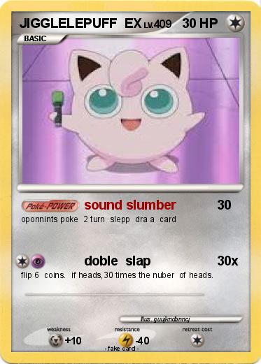 Pokemon JIGGLELEPUFF  EX
