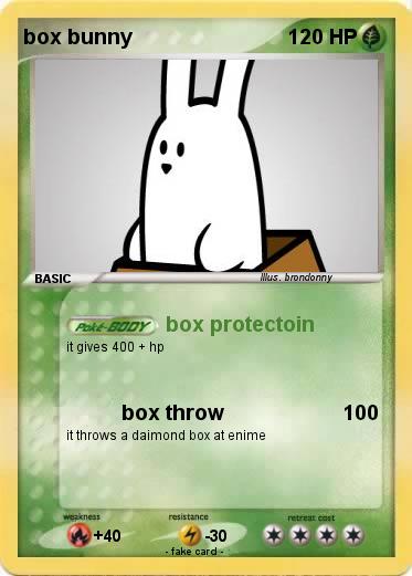 Pokemon box bunny
