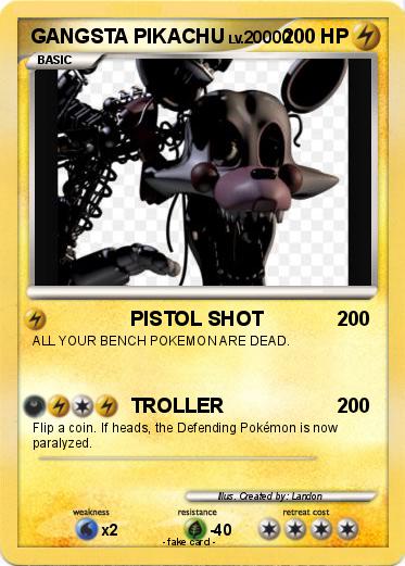 Pokemon GANGSTA PIKACHU