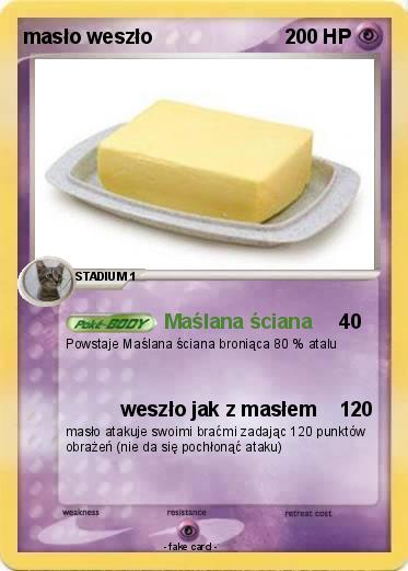 Pokemon masło weszło