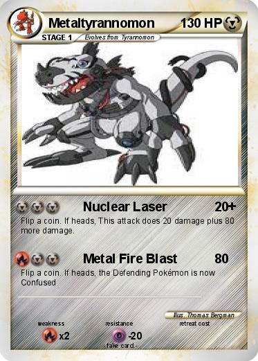 Pokemon Metaltyrannomon