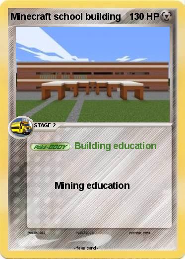 Pokemon Minecraft school building