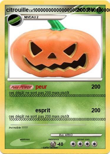 Pokemon citrouille