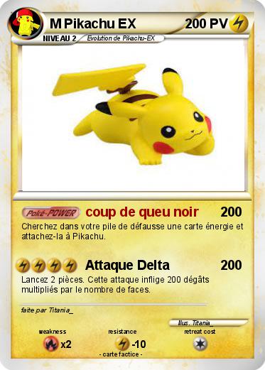 Pokemon M Pikachu EX