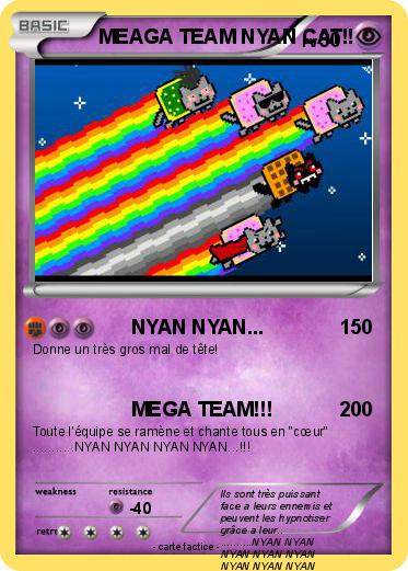 Pokemon MEAGA TEAM NYAN CAT!!