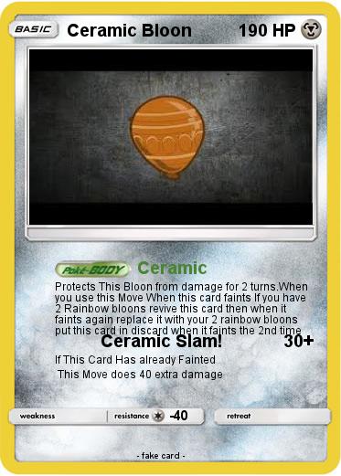 Pokemon Ceramic Bloon