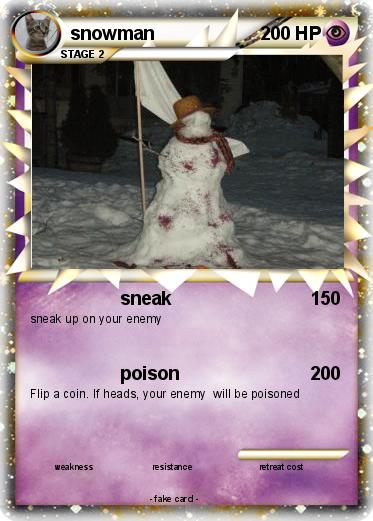 Pokemon snowman