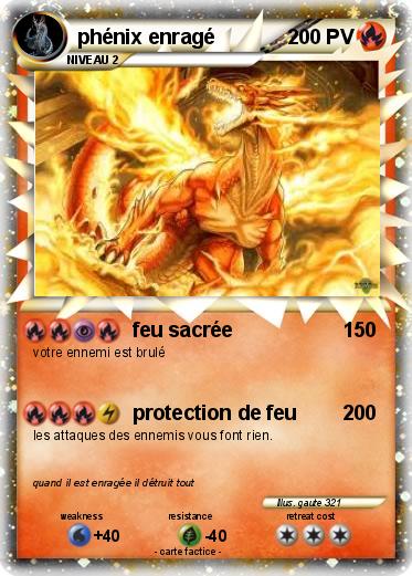 Pokemon phénix enragé