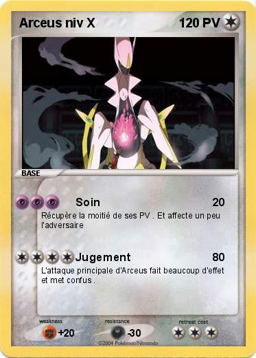 Pokemon Arceus niv X
