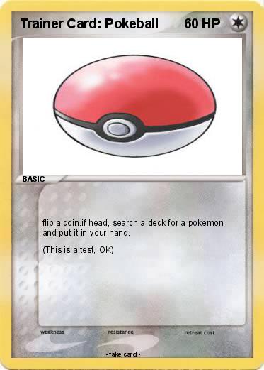 Pokemon Trainer Card: Pokeball