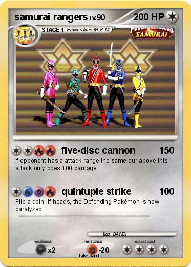 Pokemon samurai rangers