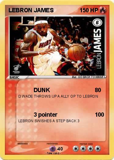 Pokemon LEBRON JAMES