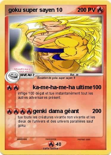 Pokemon goku super sayen 10