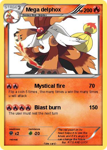 Pokemon Mega delphox