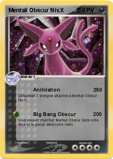 Pokemon Mentali Obscur Niv.X        2