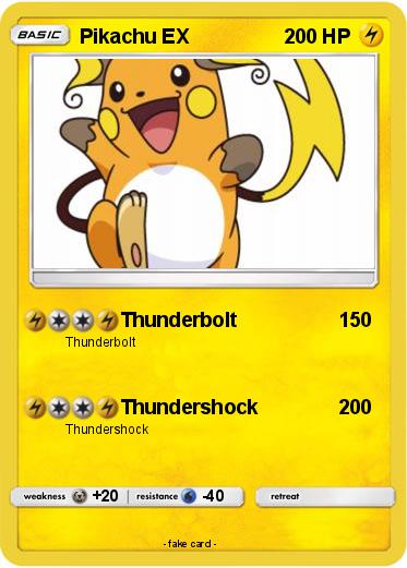 Pokemon Pikachu EX