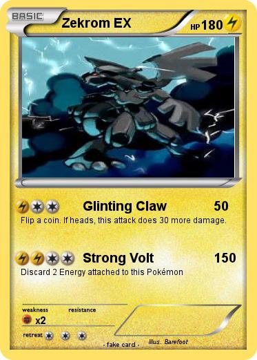 Pokemon Zekrom EX