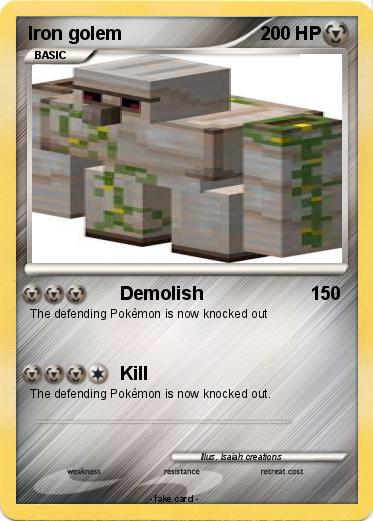 Pokemon Iron golem
