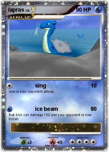 Pokemon lapras