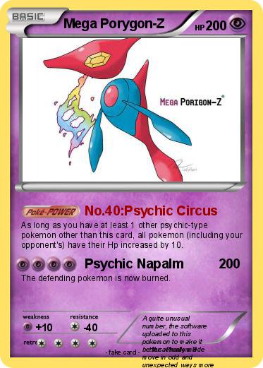 Pokemon Mega Porygon-Z