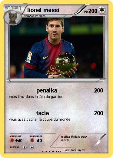 Pokemon lionel messi