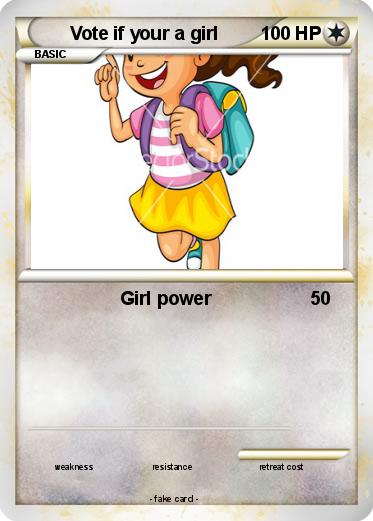 Pokemon Vote if your a girl