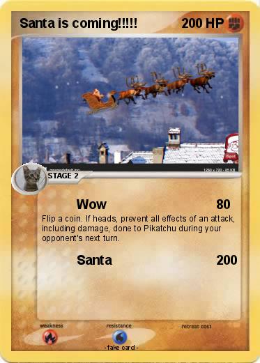 Pokemon Santa is coming!!!!!