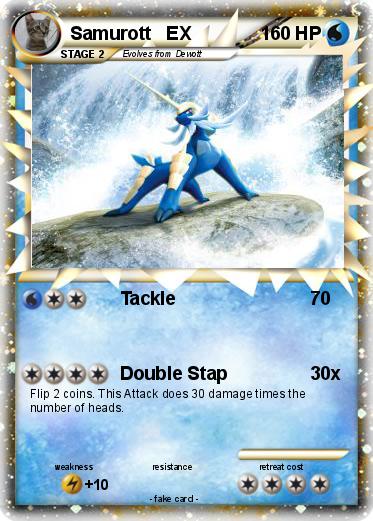 Pokemon Samurott   EX