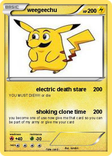 Pokemon weegeechu
