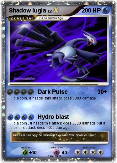 Pokemon Shadow lugia
