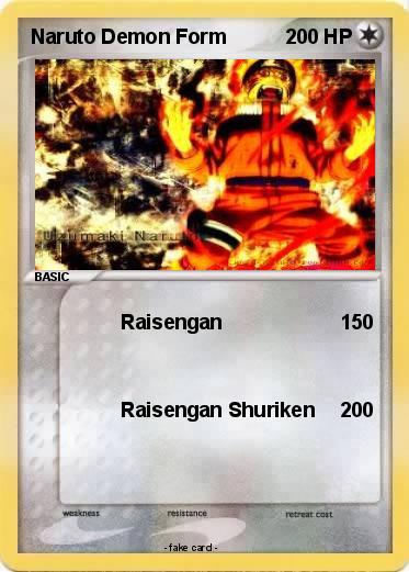 Pokemon Naruto Demon Form